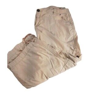 Women's Tommy Hilfiger Women's Cargo Khaki Capris Pants Size 16